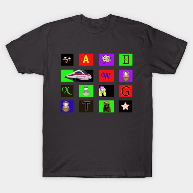 Random square T-Shirt by Vauz-Shop